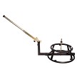 Bead breaker on portable tire changing stand 